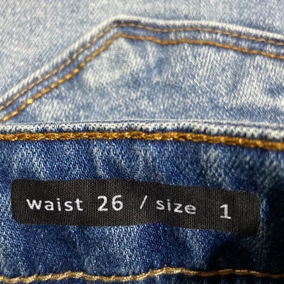 NWT Black Label C’EST TOI Destructed Two-Tone Skinny - Picture 3 of 9